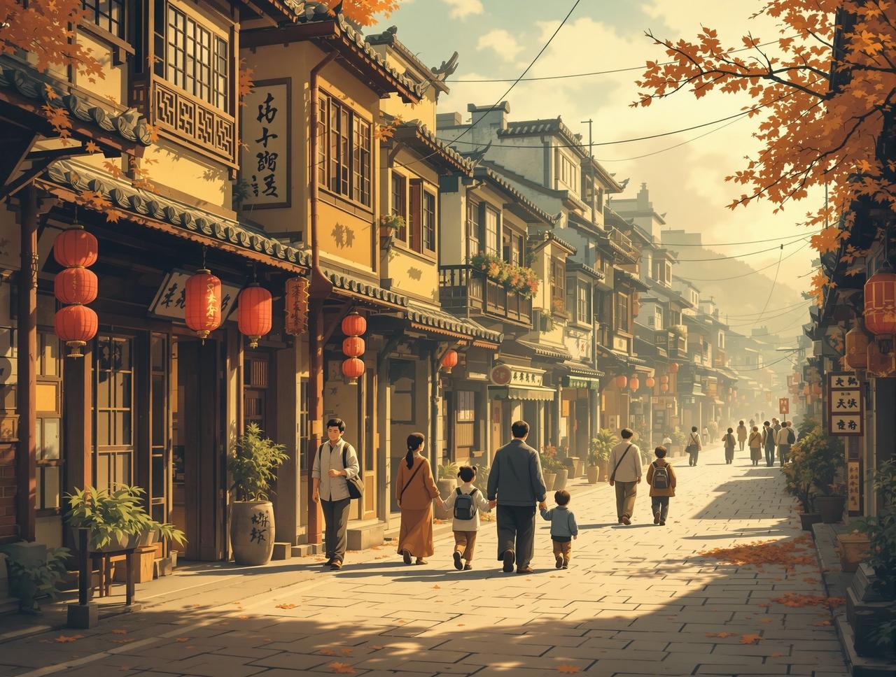 自研原创IP《长街故事》系列 - ai短剧贴吧作品案例